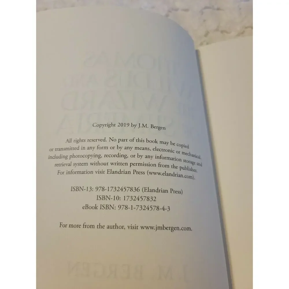 Thomas Wildus and the Wizard of Sumeria (The Elandrian Chroni... by Bergen, J.M.